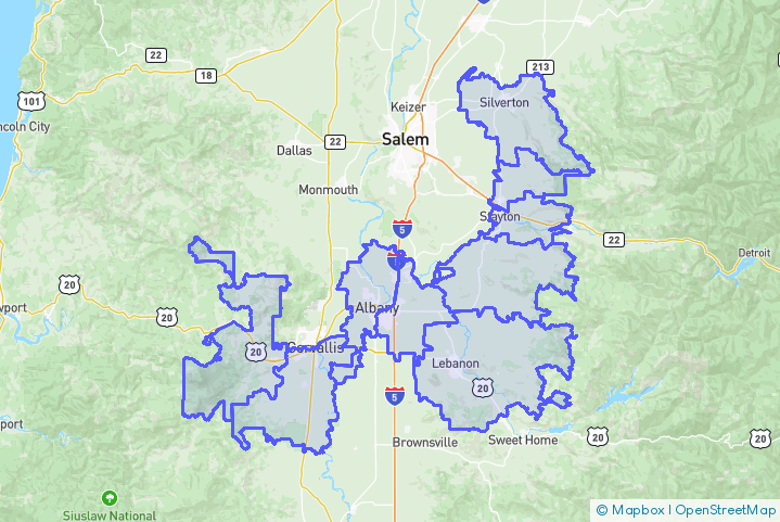 Service Area Map