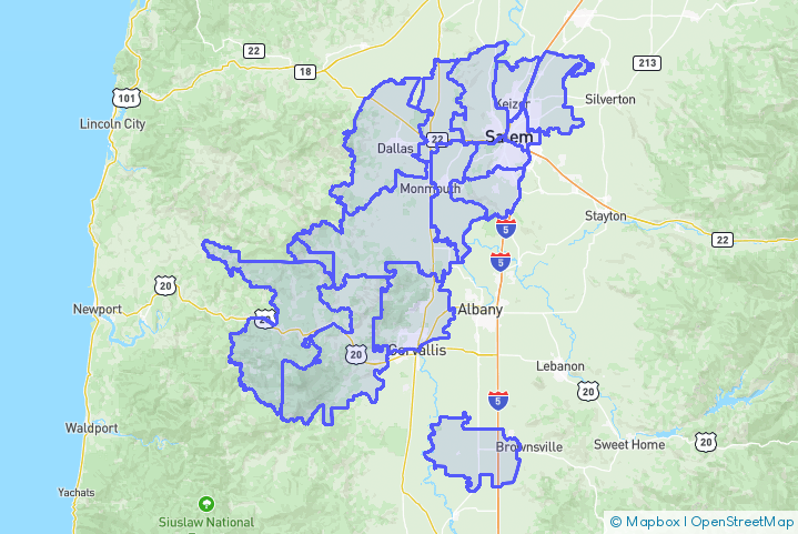 Service Area Map