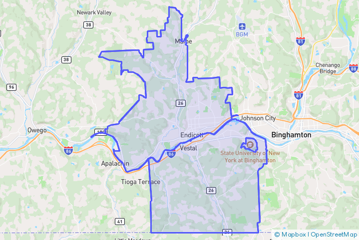 Service Area Map