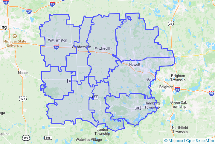 Service Area Map