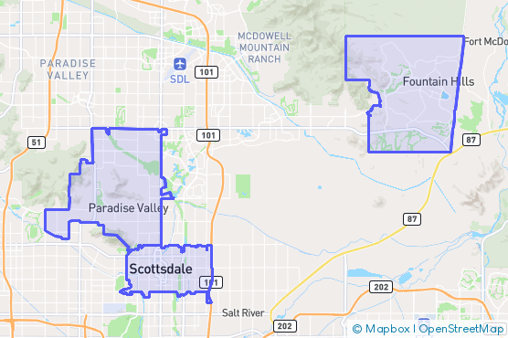 Service Area Map