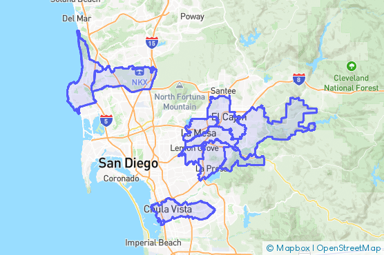 Service Area Map