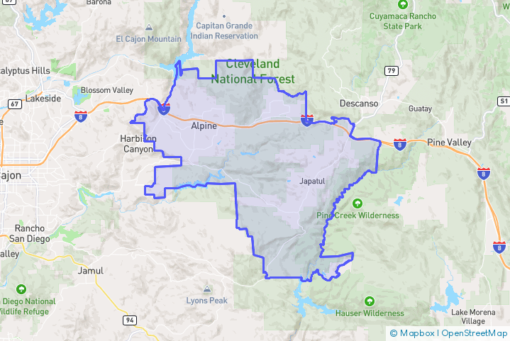 Service Area Map