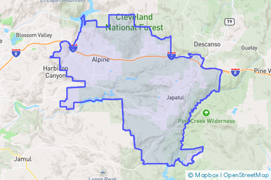 Service Area Map