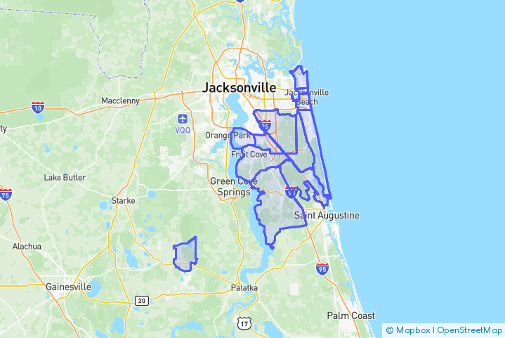 Service Area Map