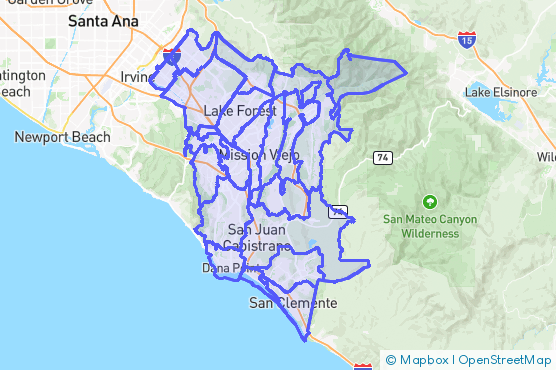 Service Area Map