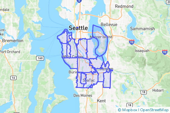 Service Area Map