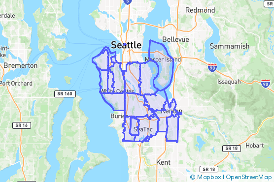 Service Area Map