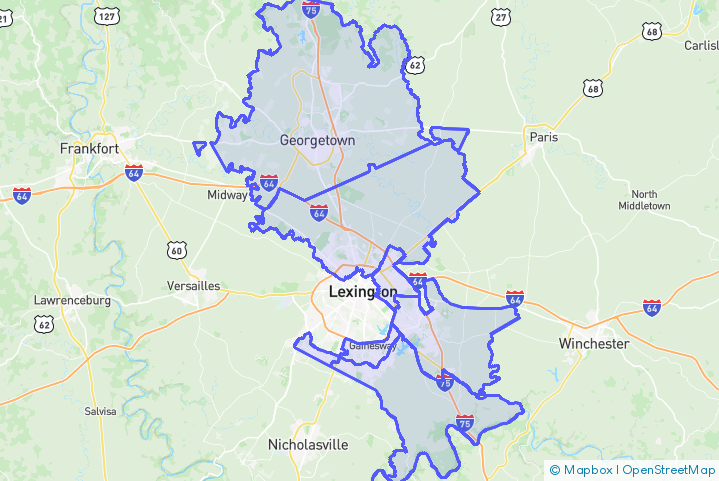 Service Area Map