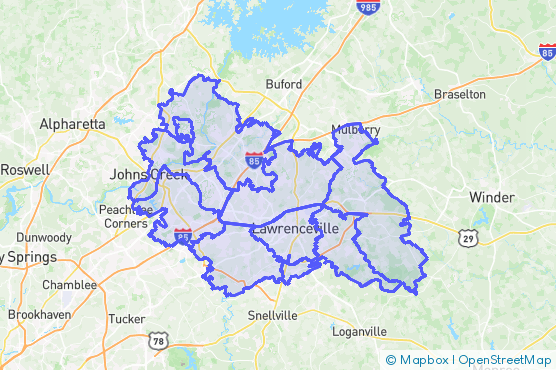 Service Area Map