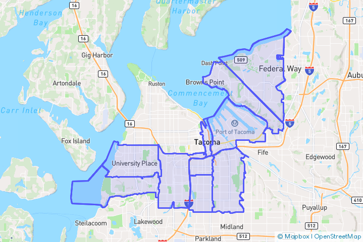 Service Area Map
