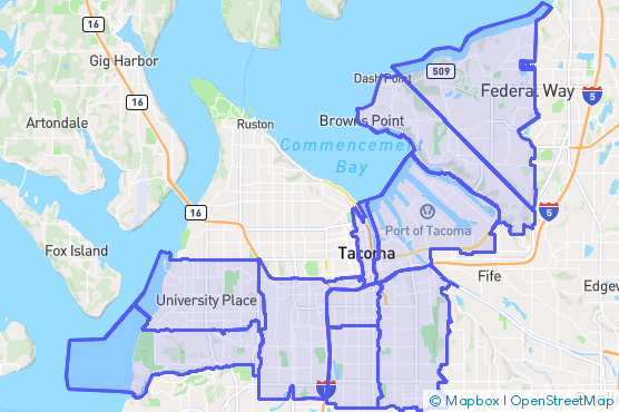 Service Area Map