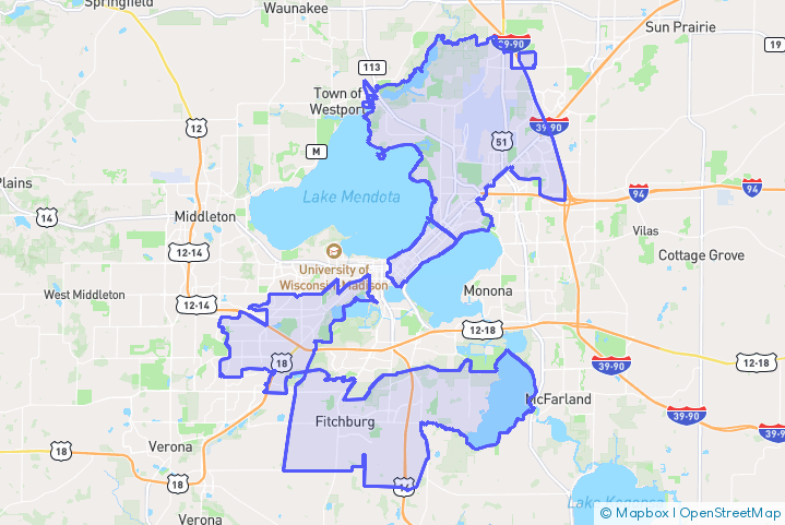 Service Area Map