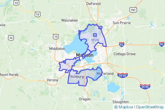 Service Area Map