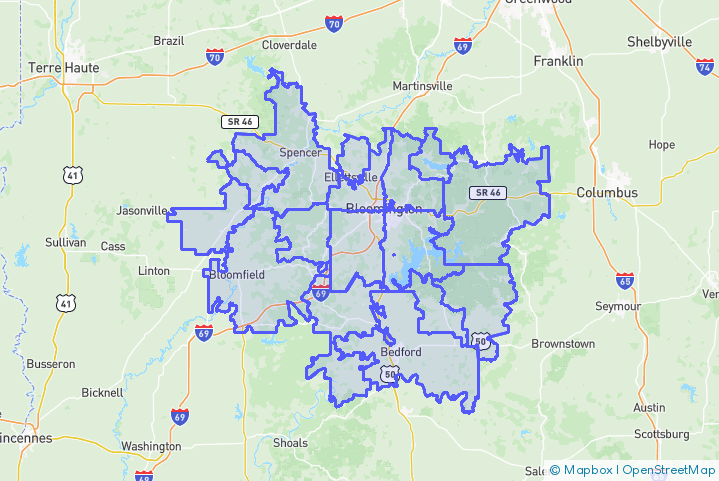 Service Area Map