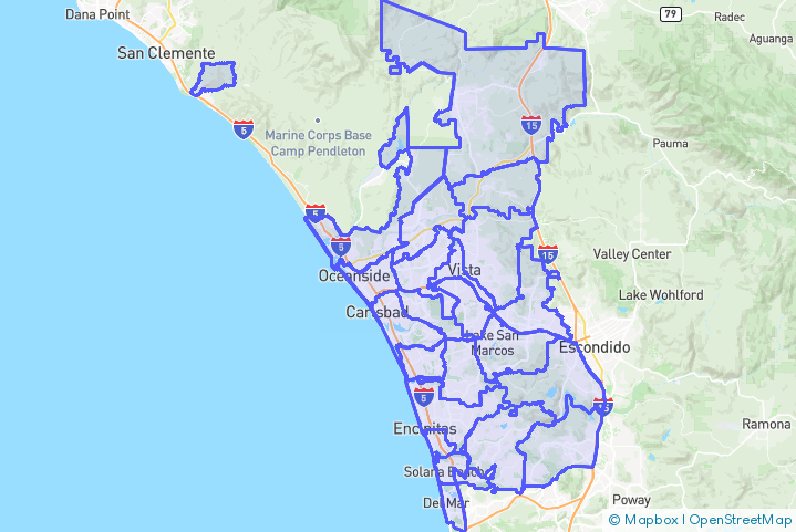 Service Area Map