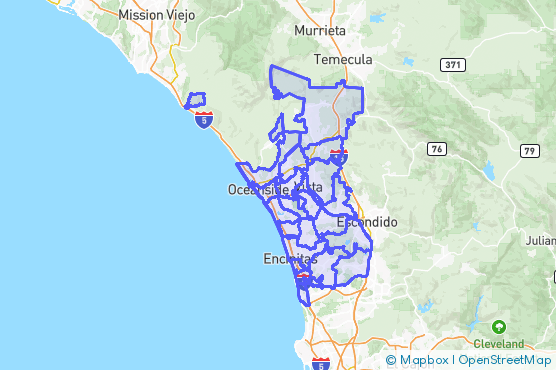 Service Area Map