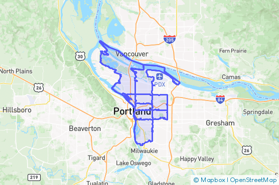 Service Area Map