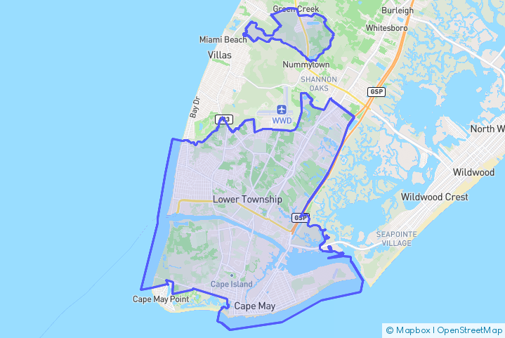 Service Area Map