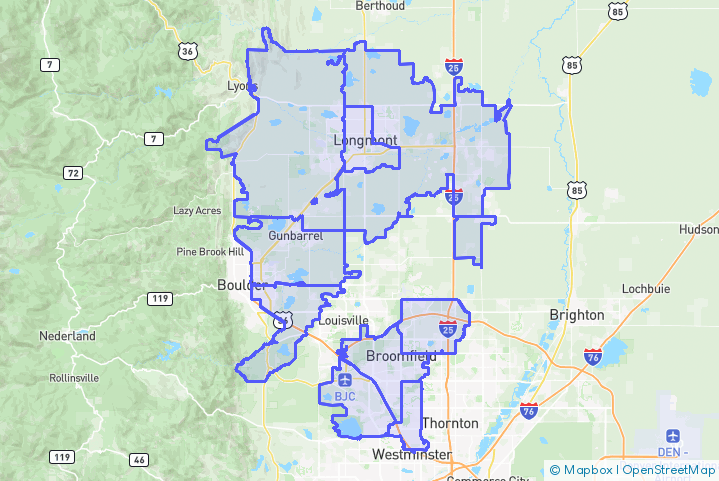 Service Area Map