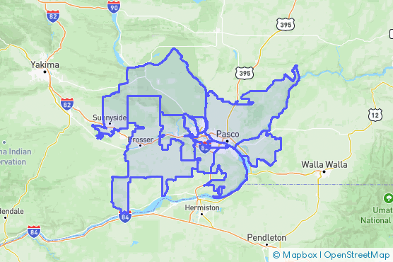 Service Area Map