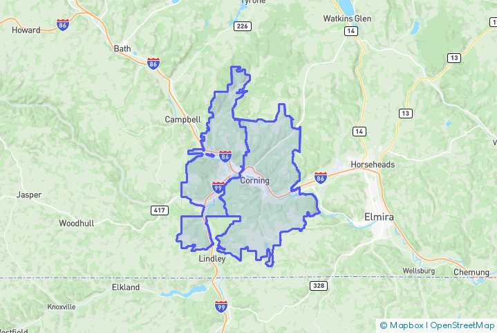 Service Area Map