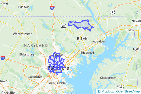 Service Area Map