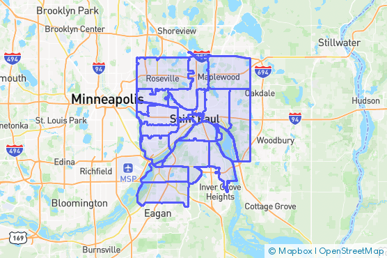 Service Area Map