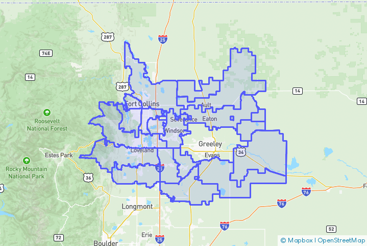 Service Area Map