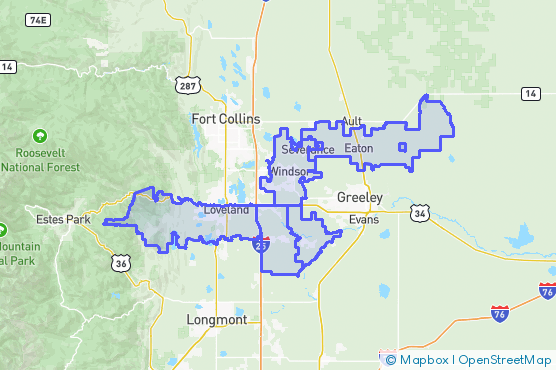 Service Area Map