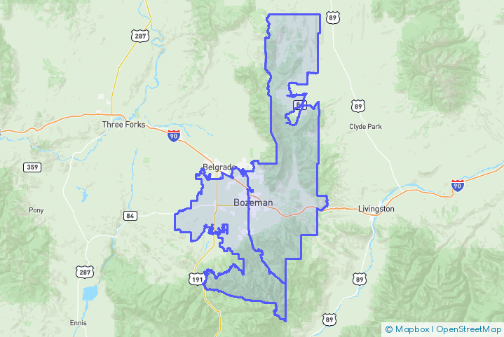 Service Area Map