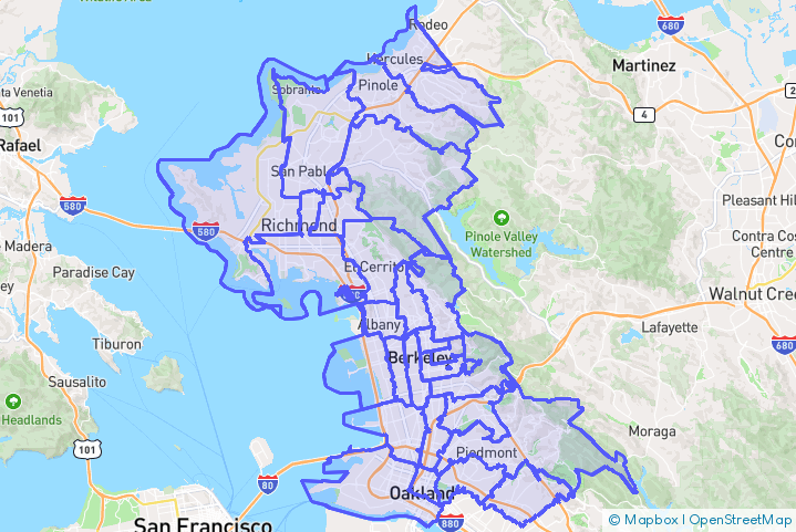 Service Area Map