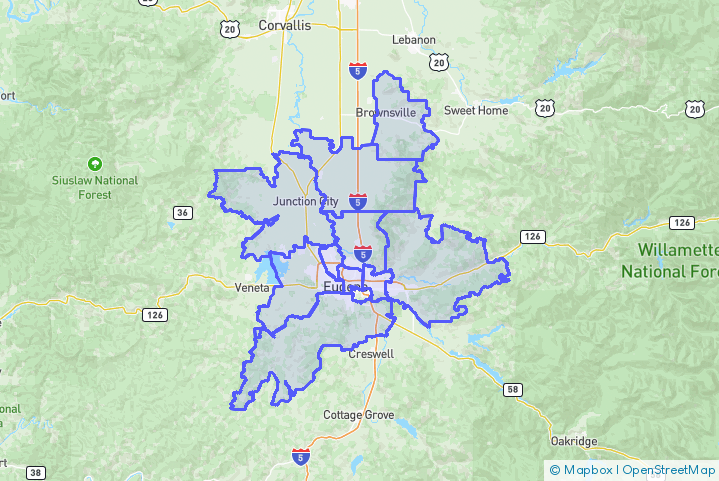 Service Area Map