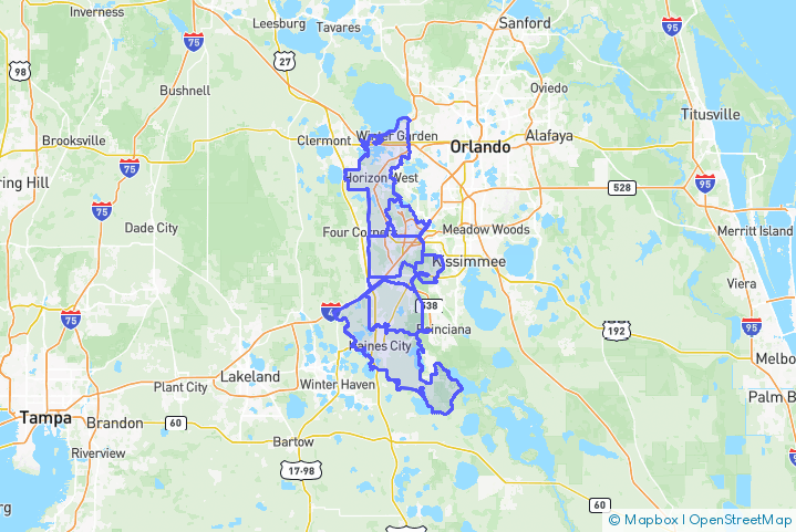 Service Area Map