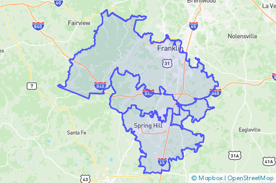 Service Area Map