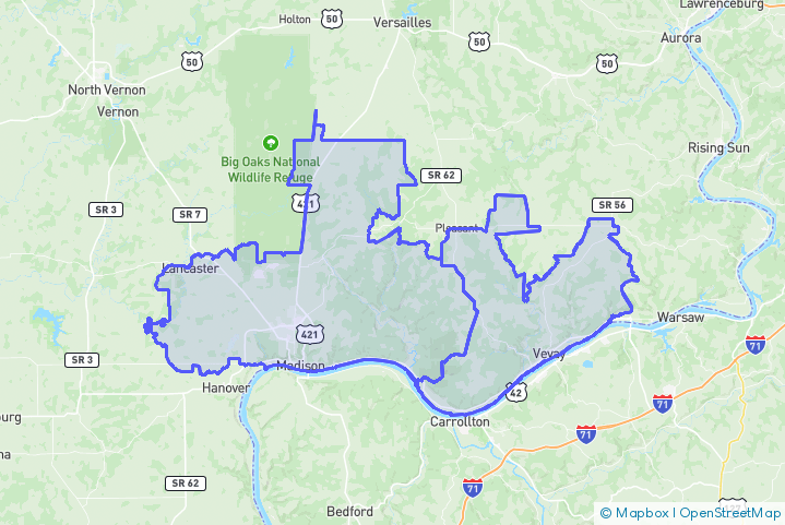 Service Area Map