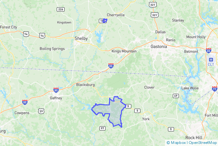 Service Area Map