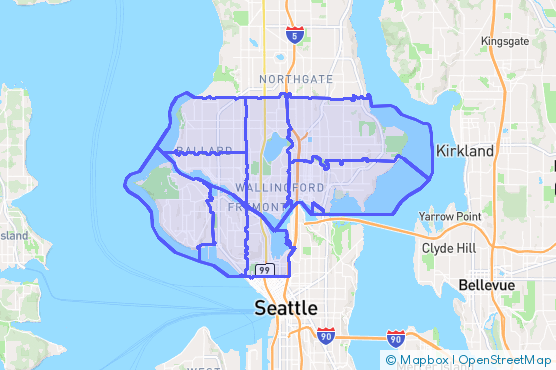 Service Area Map