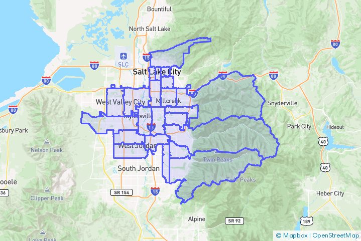 Service Area Map