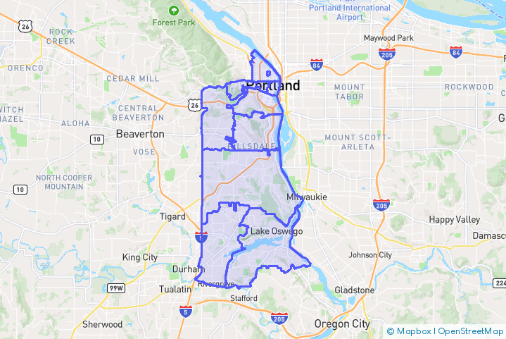 Service Area Map