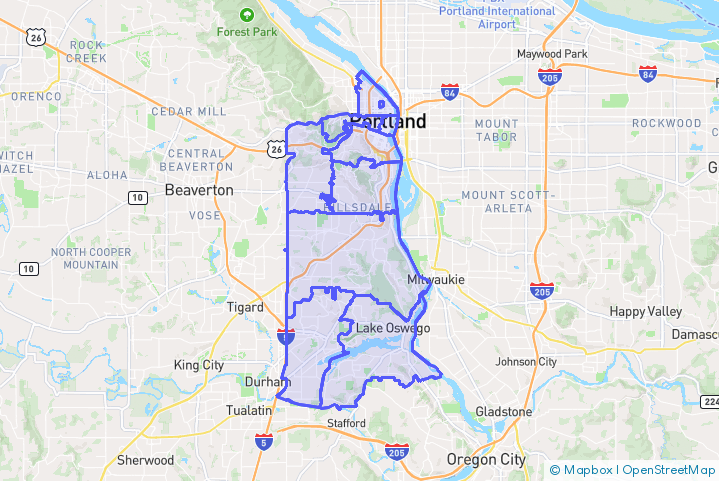 Service Area Map
