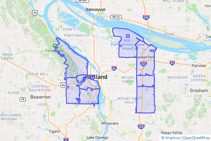Service Area Map