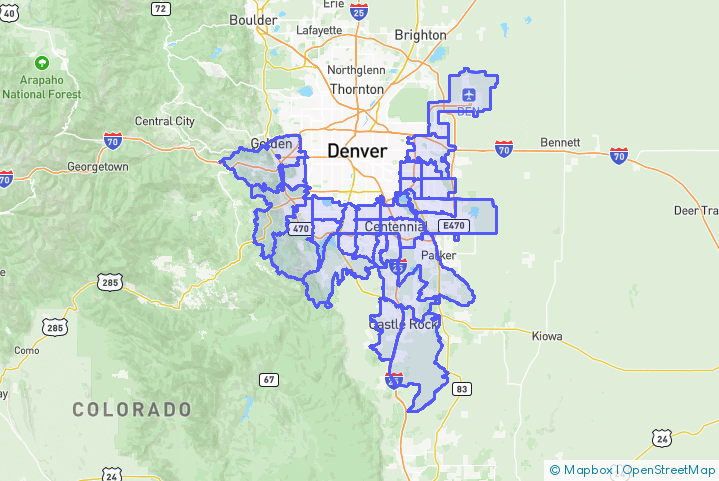 Service Area Map
