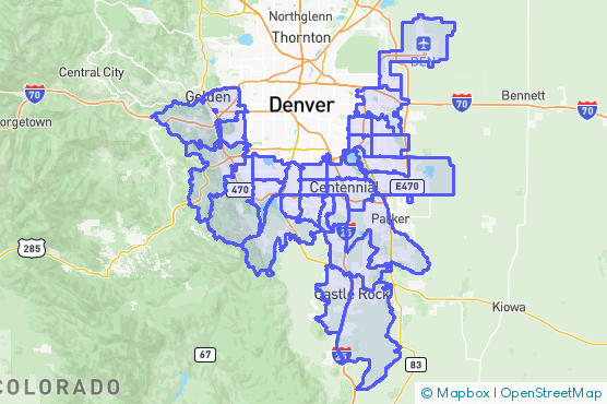 Service Area Map