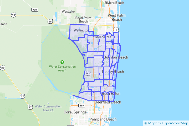 Service Area Map