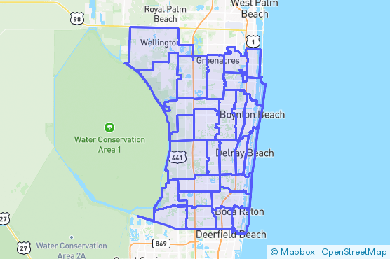 Service Area Map