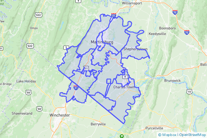 Service Area Map