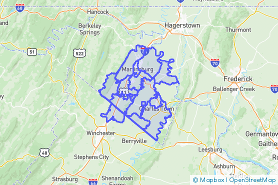 Service Area Map