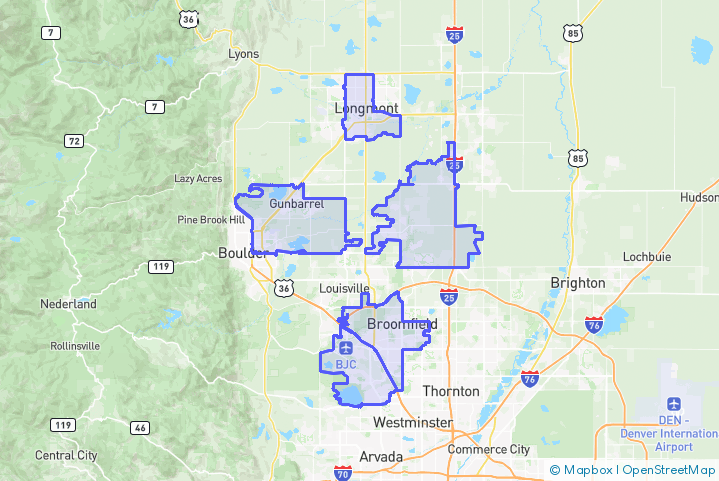 Service Area Map