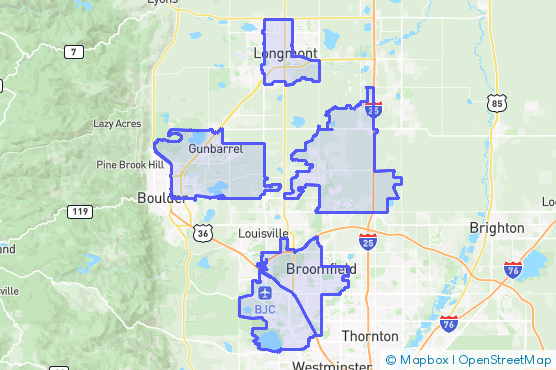 Service Area Map